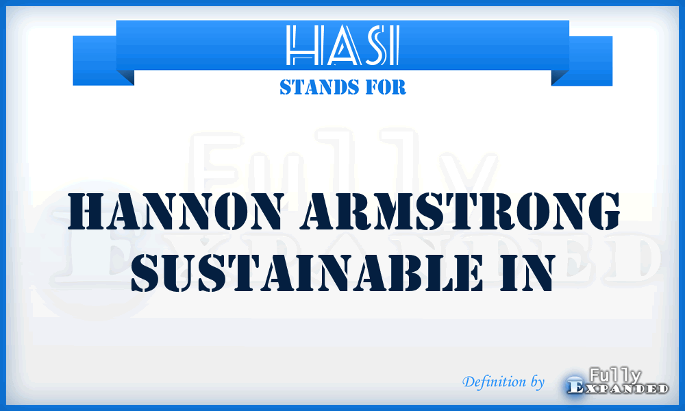 HASI - Hannon Armstrong Sustainable In
