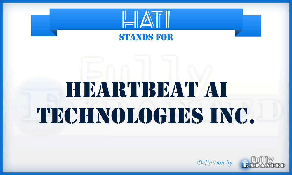 HATI - Heartbeat Ai Technologies Inc.