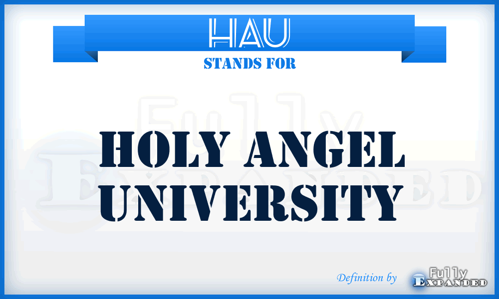 HAU - Holy Angel University