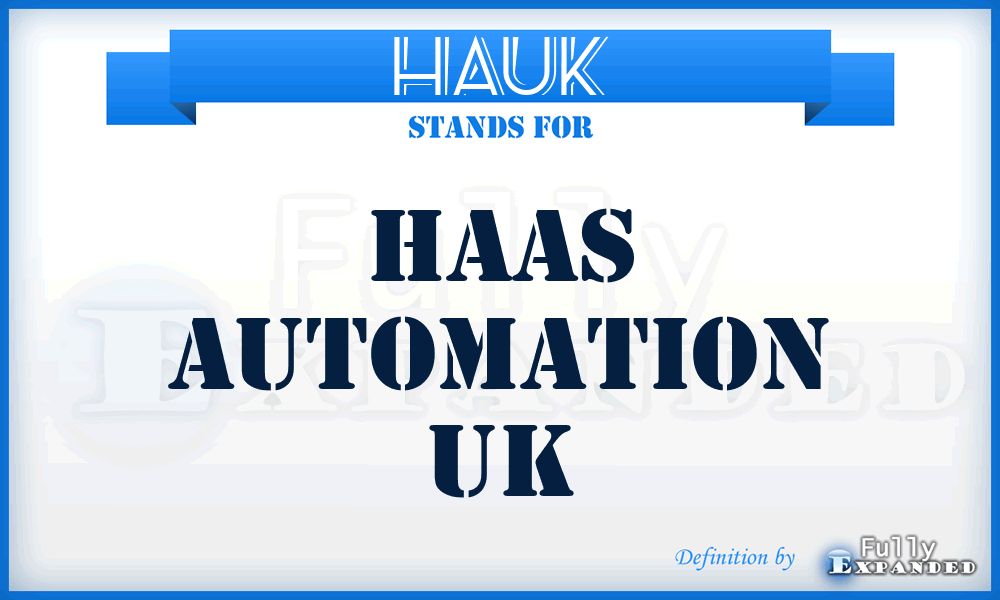 HAUK - Haas Automation UK