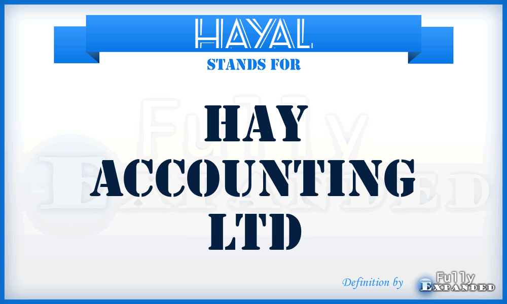 HAYAL - HAY Accounting Ltd