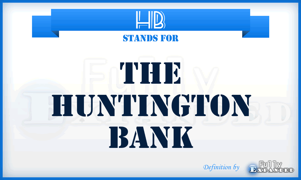 HB - The Huntington Bank