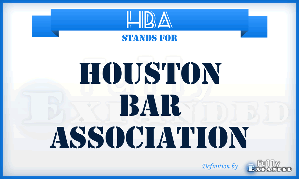 HBA - Houston Bar Association