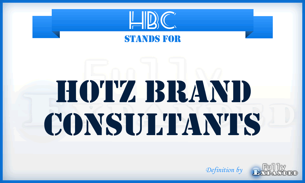 HBC - Hotz Brand Consultants