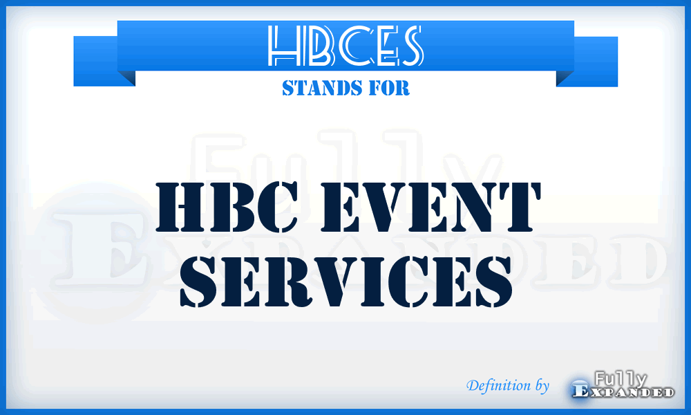 HBCES - HBC Event Services