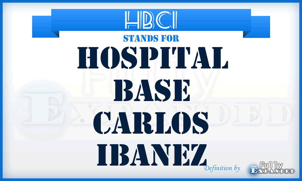 HBCI - Hospital Base Carlos Ibanez