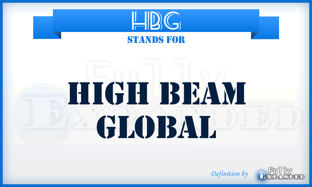 HBG - High Beam Global