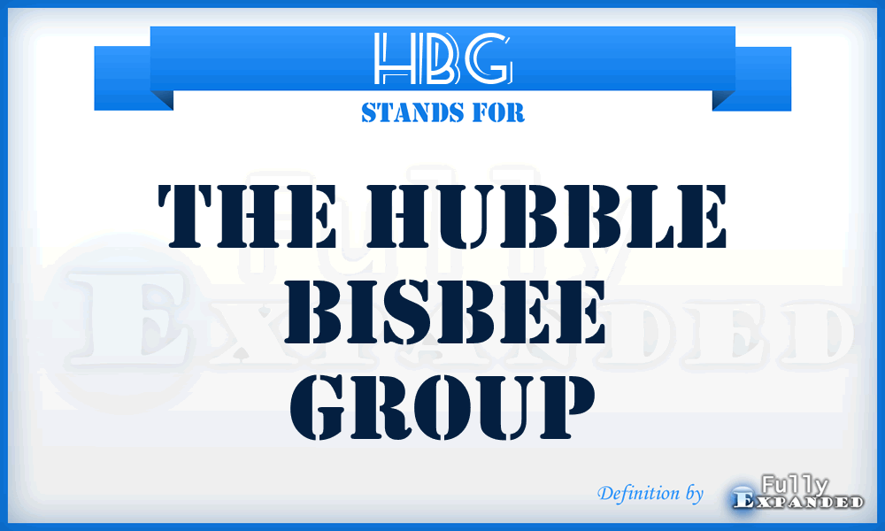 HBG - The Hubble Bisbee Group