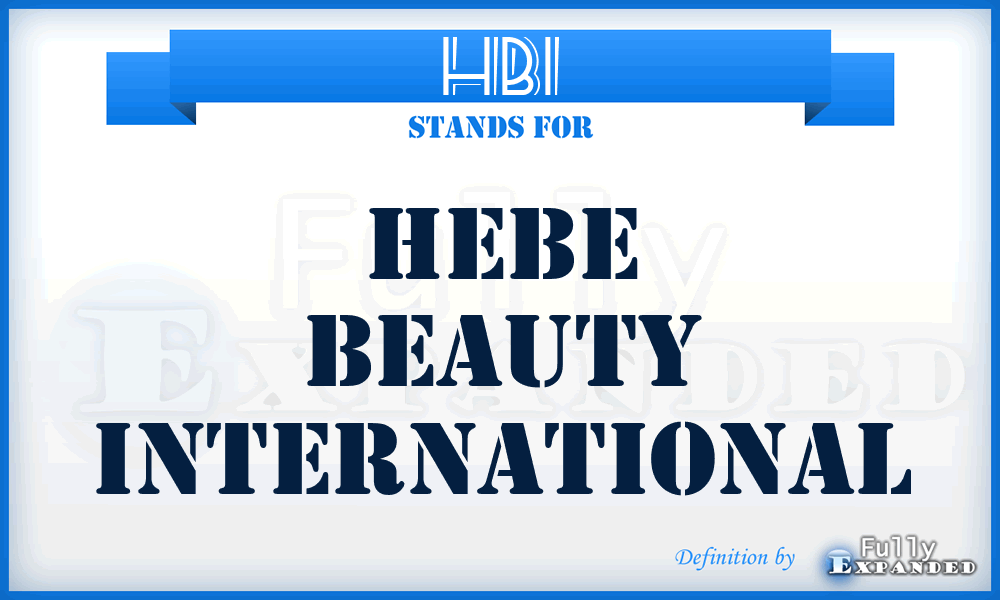 HBI - Hebe Beauty International