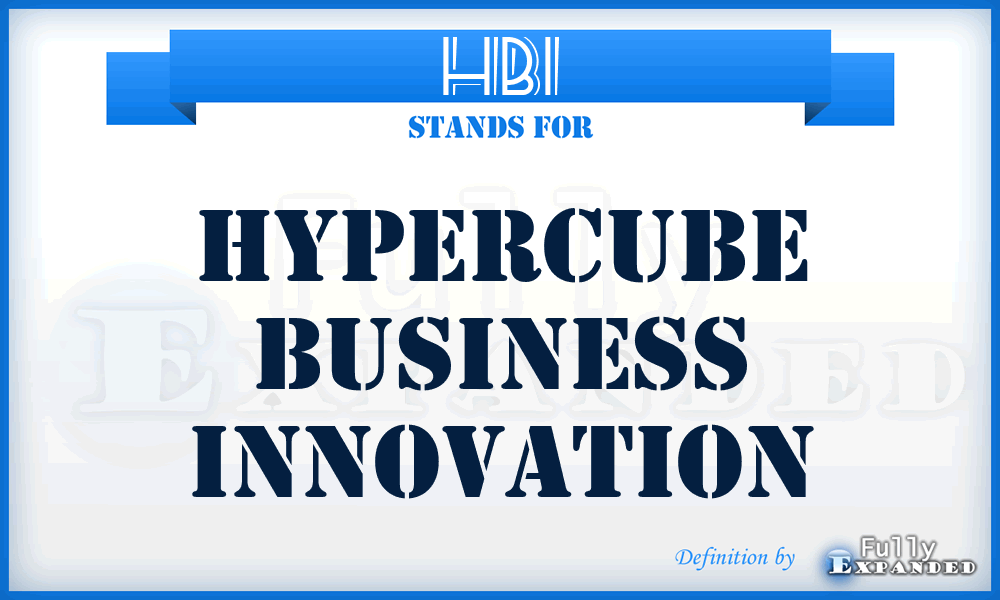 HBI - Hypercube Business Innovation