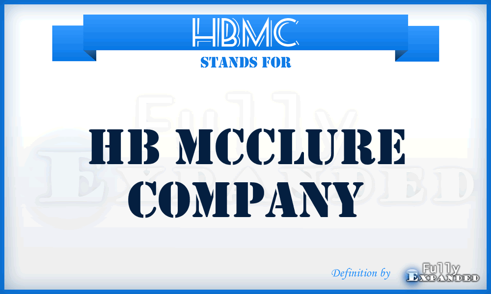 HBMC - HB Mcclure Company