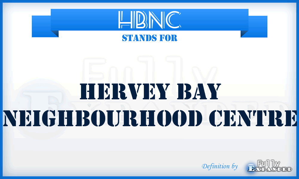 HBNC - Hervey Bay Neighbourhood Centre