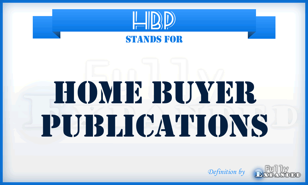 HBP - Home Buyer Publications