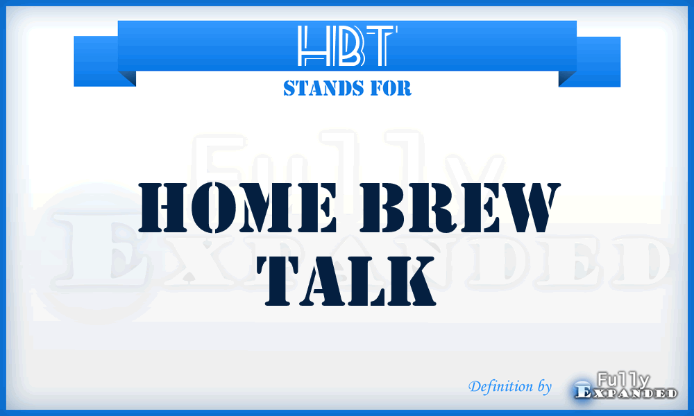 HBT - Home Brew Talk