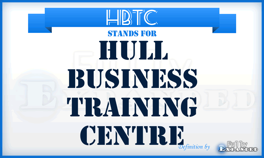 HBTC - Hull Business Training Centre