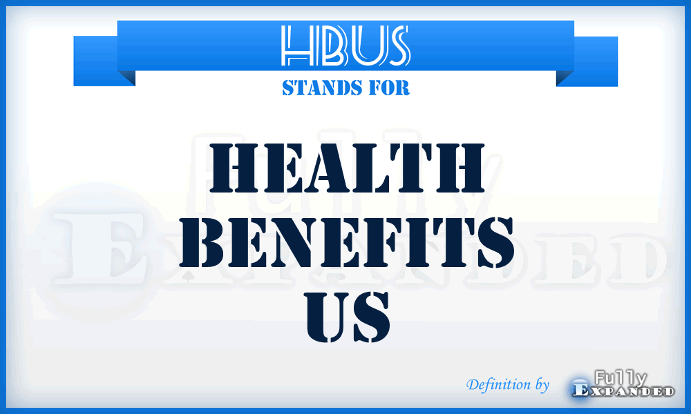 HBUS - Health Benefits US