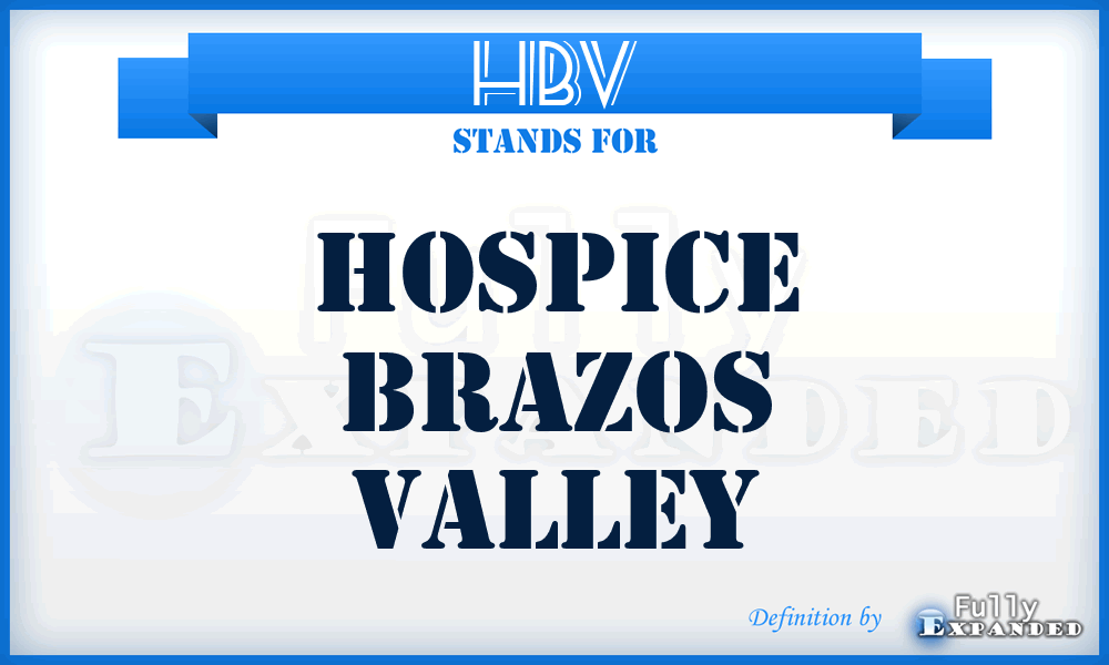 HBV - Hospice Brazos Valley