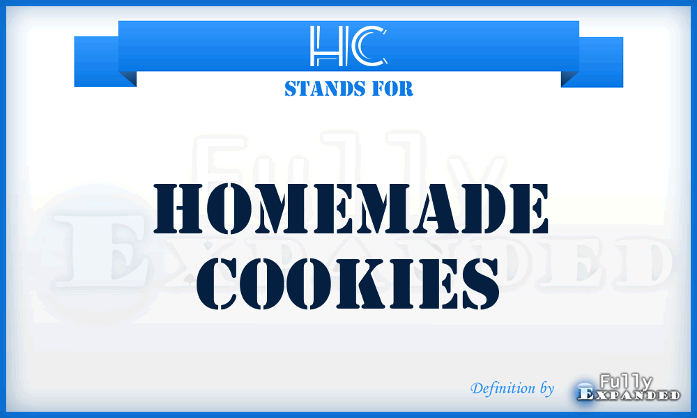 HC - Homemade Cookies