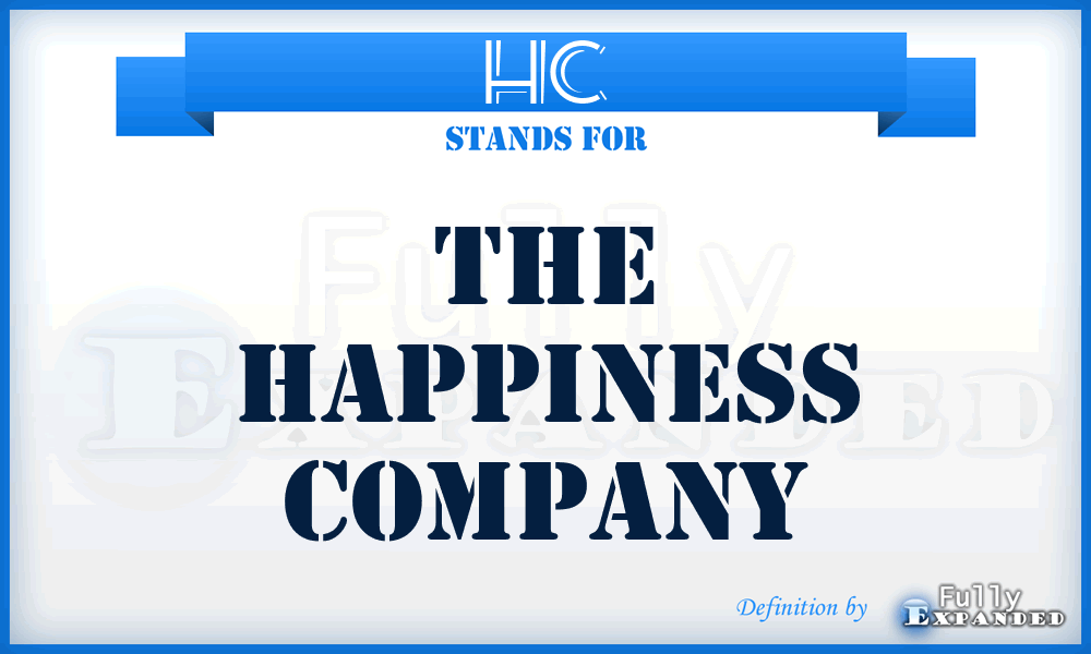 HC - The Happiness Company