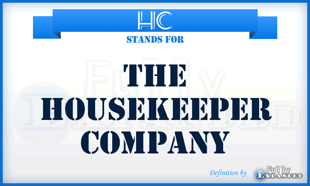 HC - The Housekeeper Company