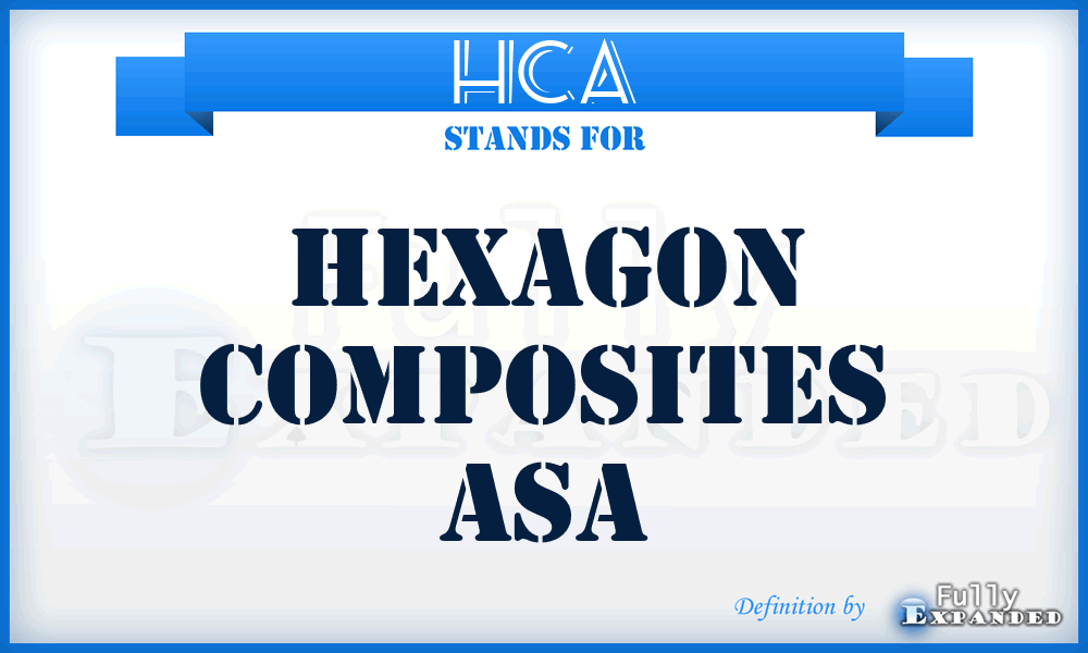 HCA - Hexagon Composites Asa