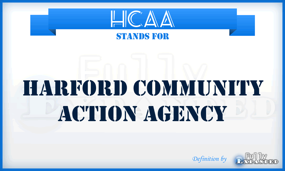 HCAA - Harford Community Action Agency