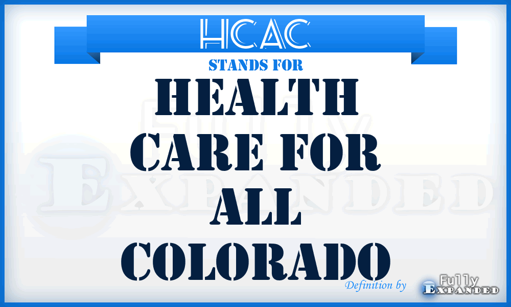 HCAC - Health Care for All Colorado