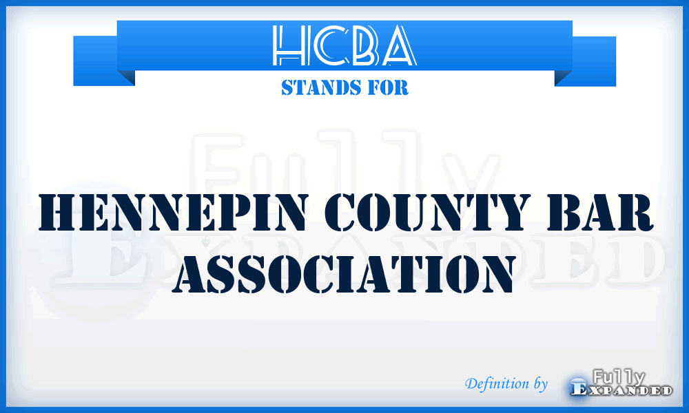 HCBA - Hennepin County Bar Association