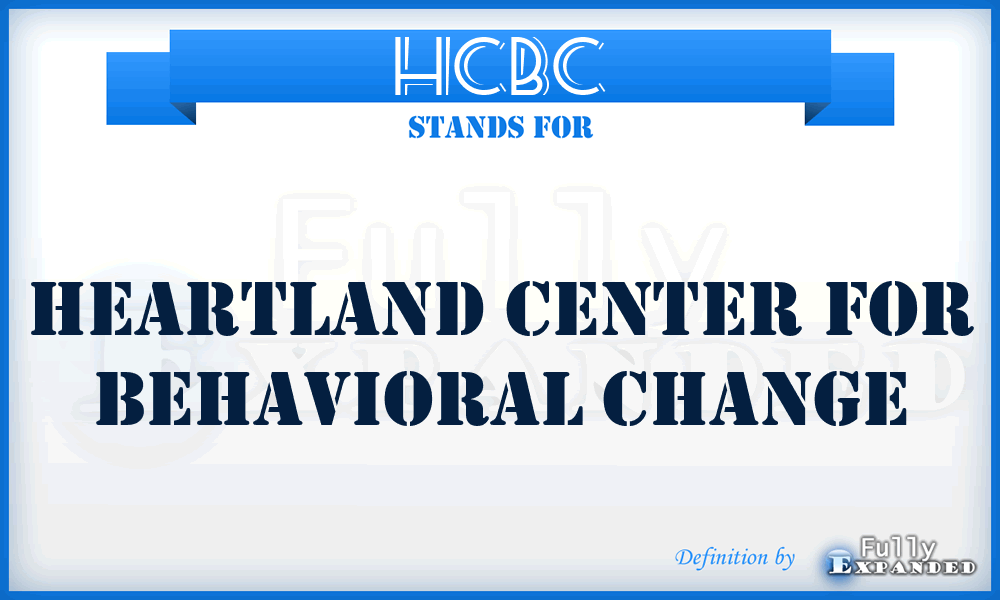 HCBC - Heartland Center for Behavioral Change