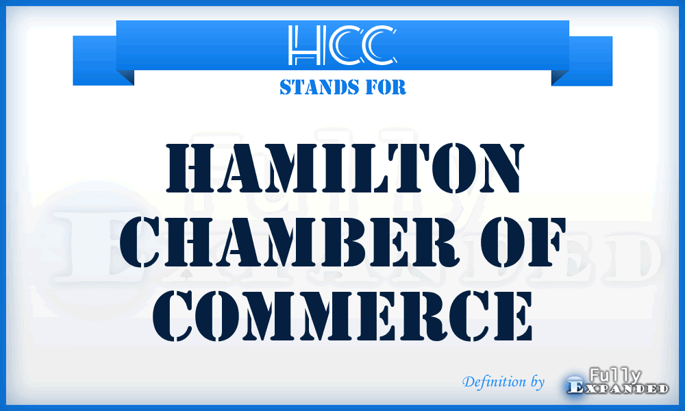HCC - Hamilton Chamber of Commerce