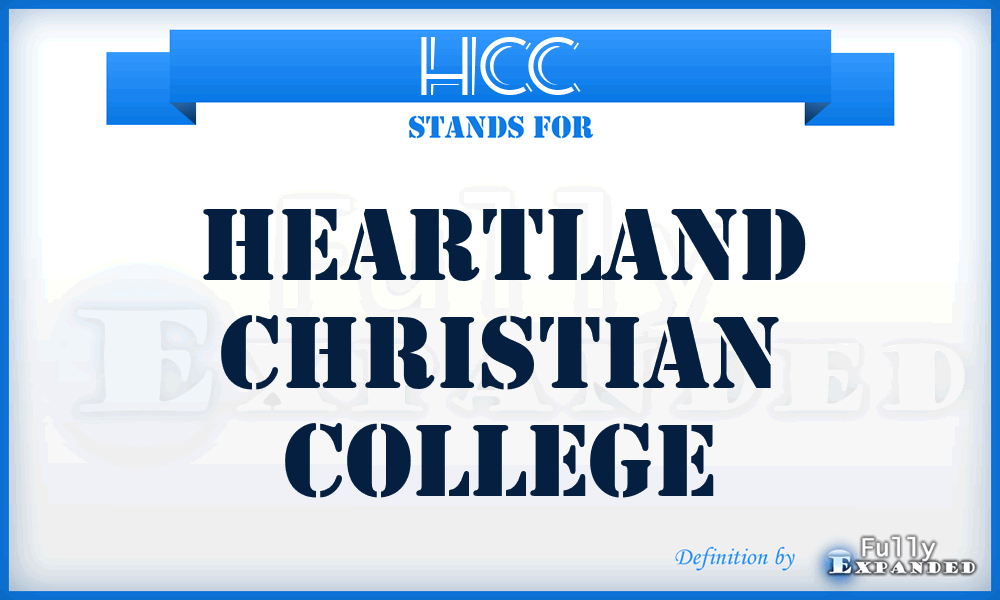 HCC - Heartland Christian College
