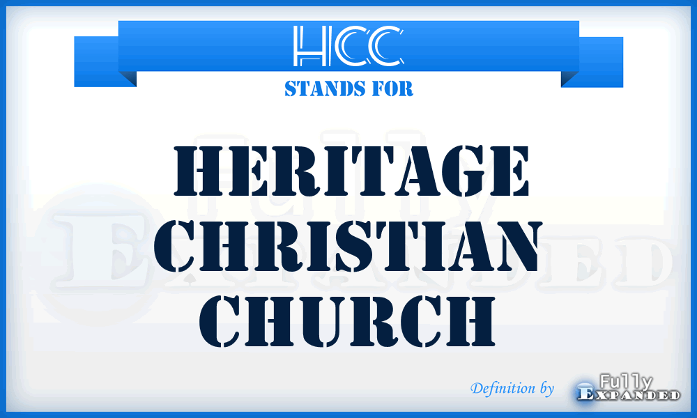 HCC - Heritage Christian Church