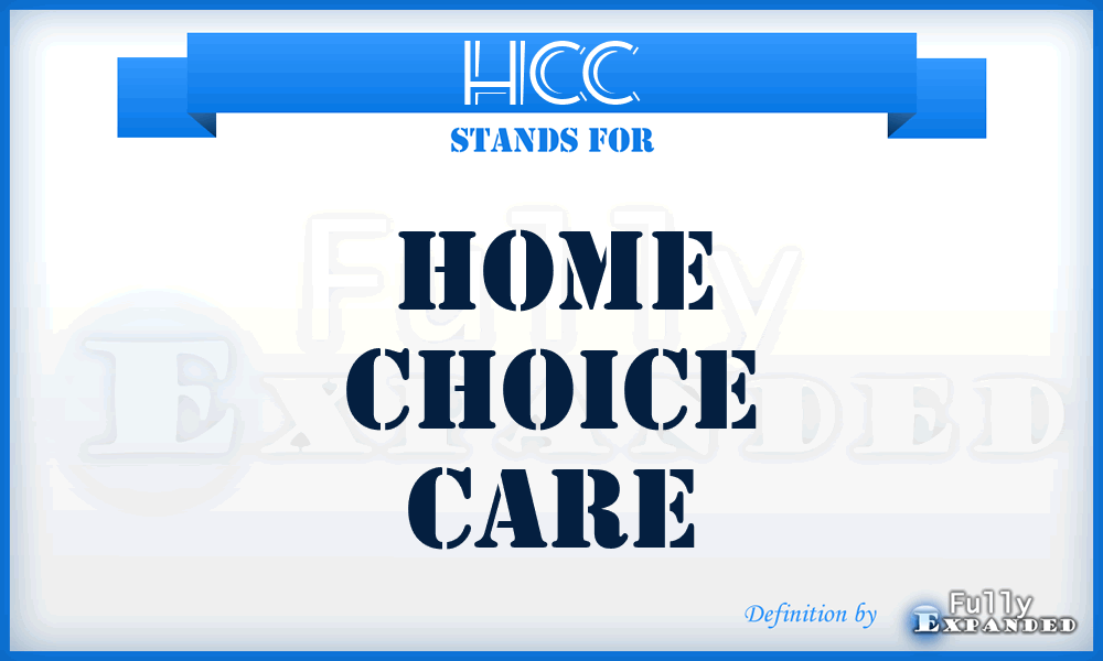 HCC - Home Choice Care