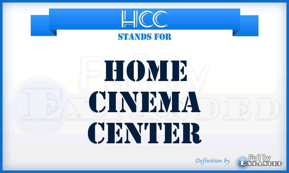 HCC - Home Cinema Center