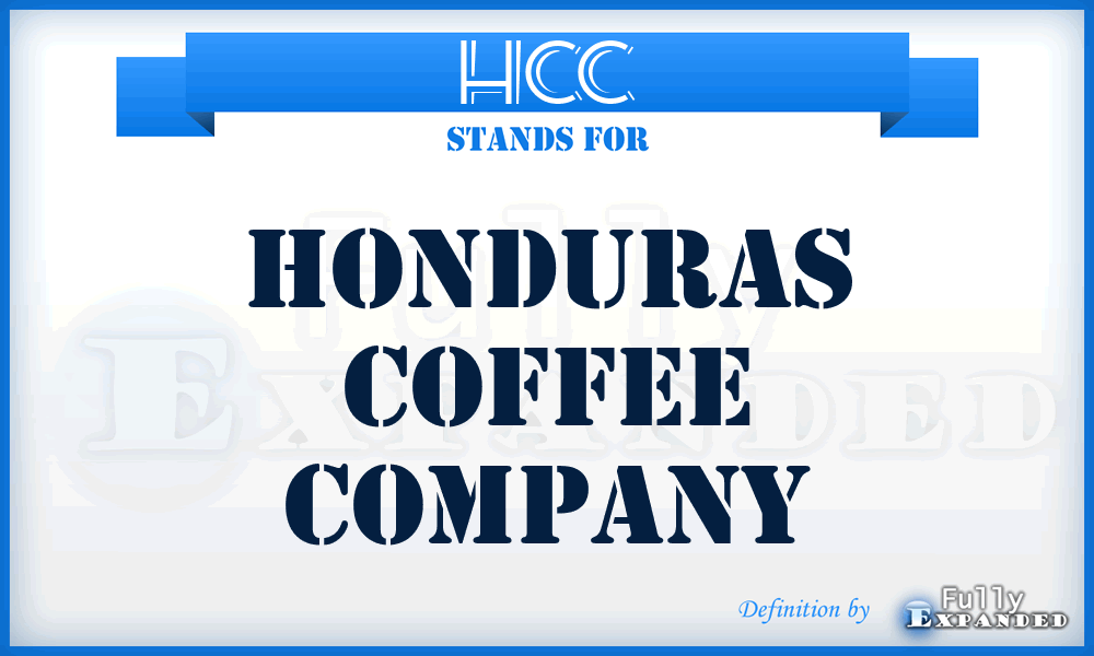 HCC - Honduras Coffee Company