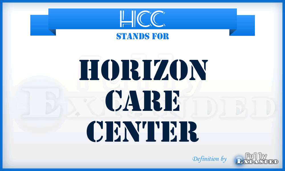 HCC - Horizon Care Center