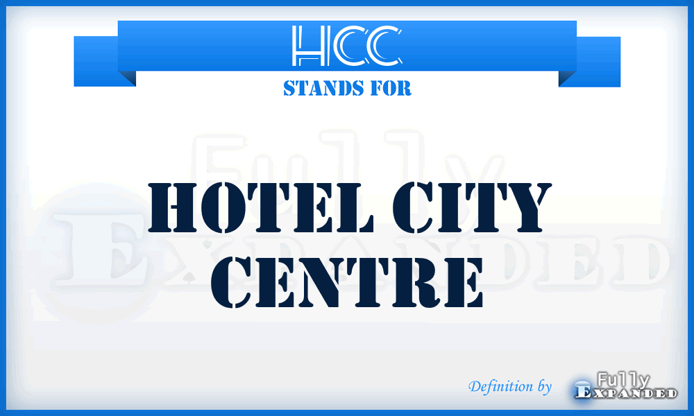 HCC - Hotel City Centre