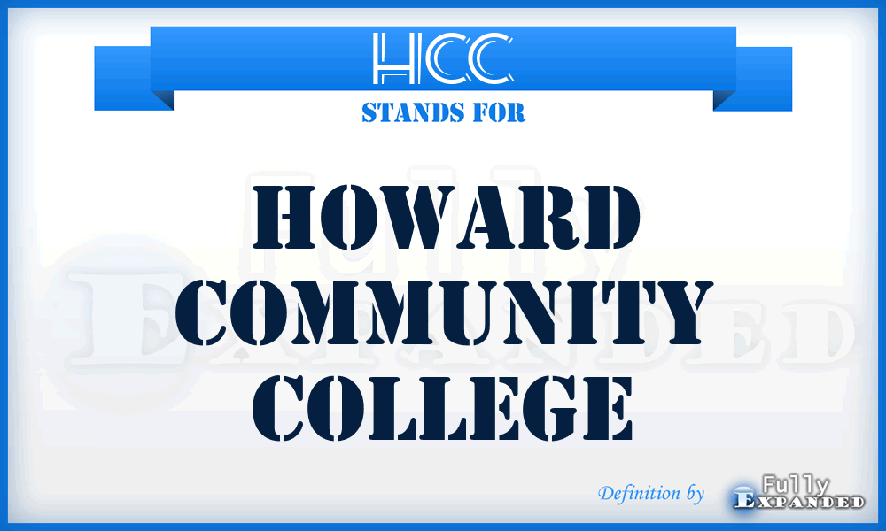 HCC - Howard Community College