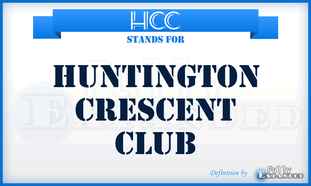 HCC - Huntington Crescent Club