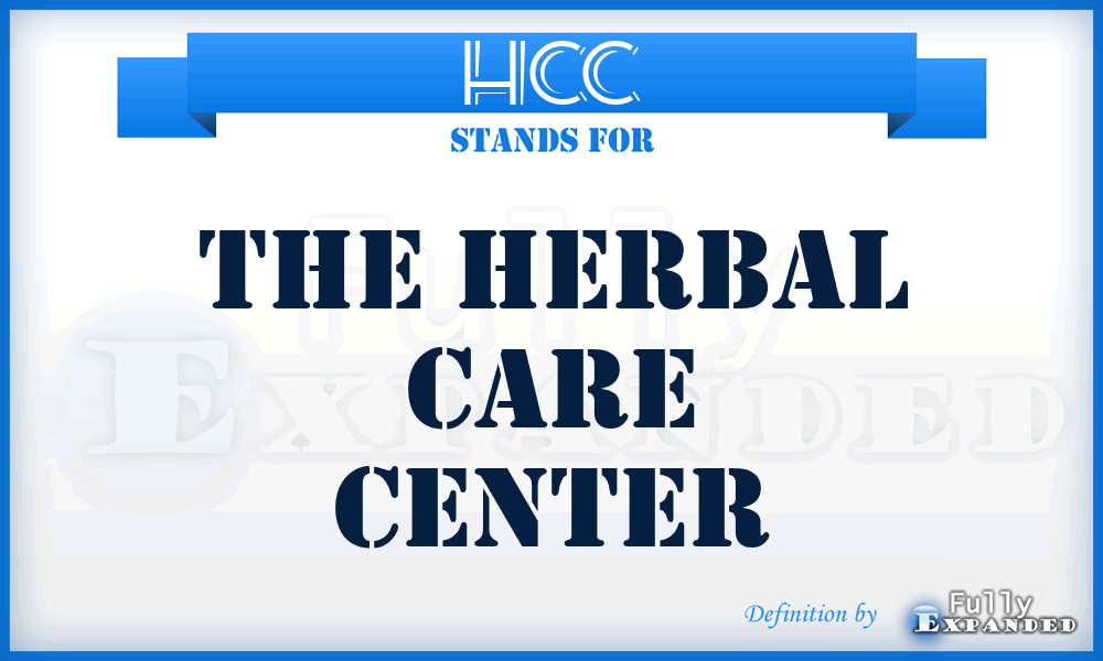 HCC - The Herbal Care Center