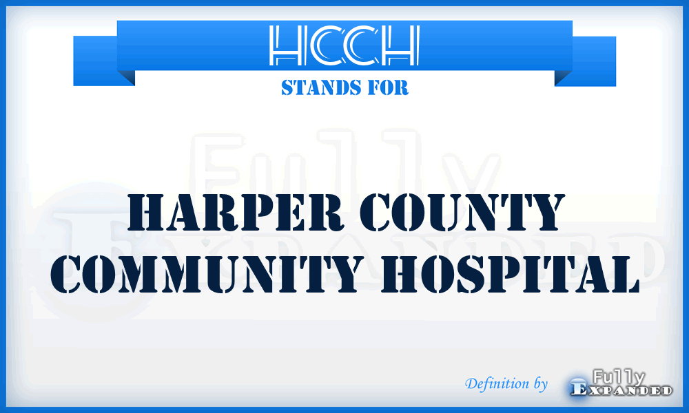HCCH - Harper County Community Hospital