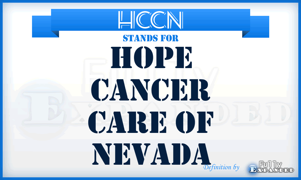 HCCN - Hope Cancer Care of Nevada
