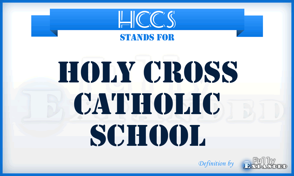 HCCS - Holy Cross Catholic School