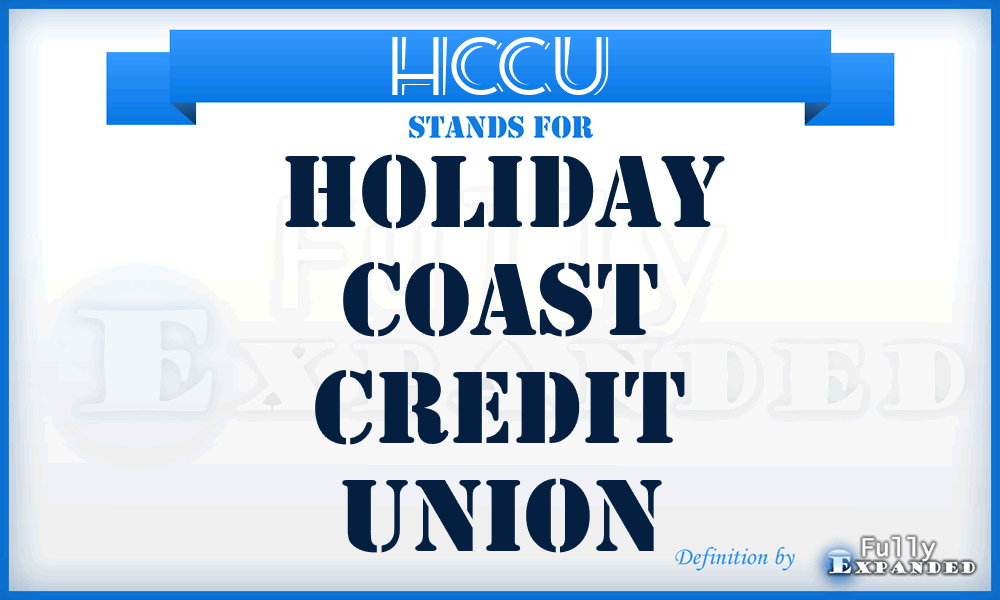HCCU - Holiday Coast Credit Union