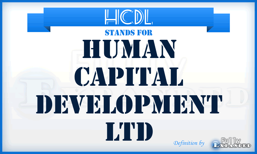 HCDL - Human Capital Development Ltd