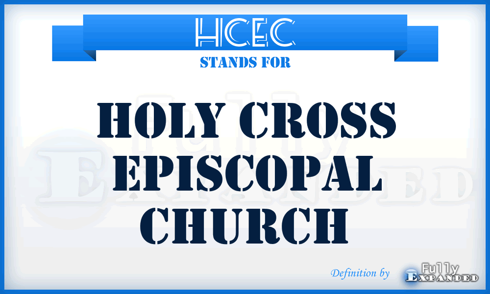 HCEC - Holy Cross Episcopal Church