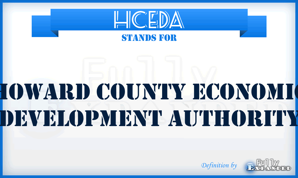 HCEDA - Howard County Economic Development Authority