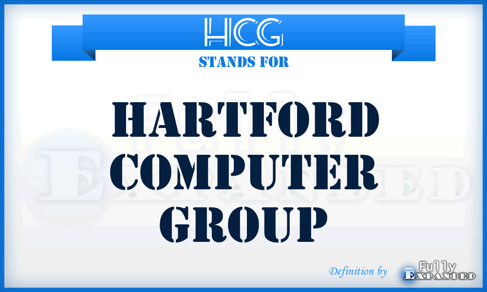 HCG - Hartford Computer Group