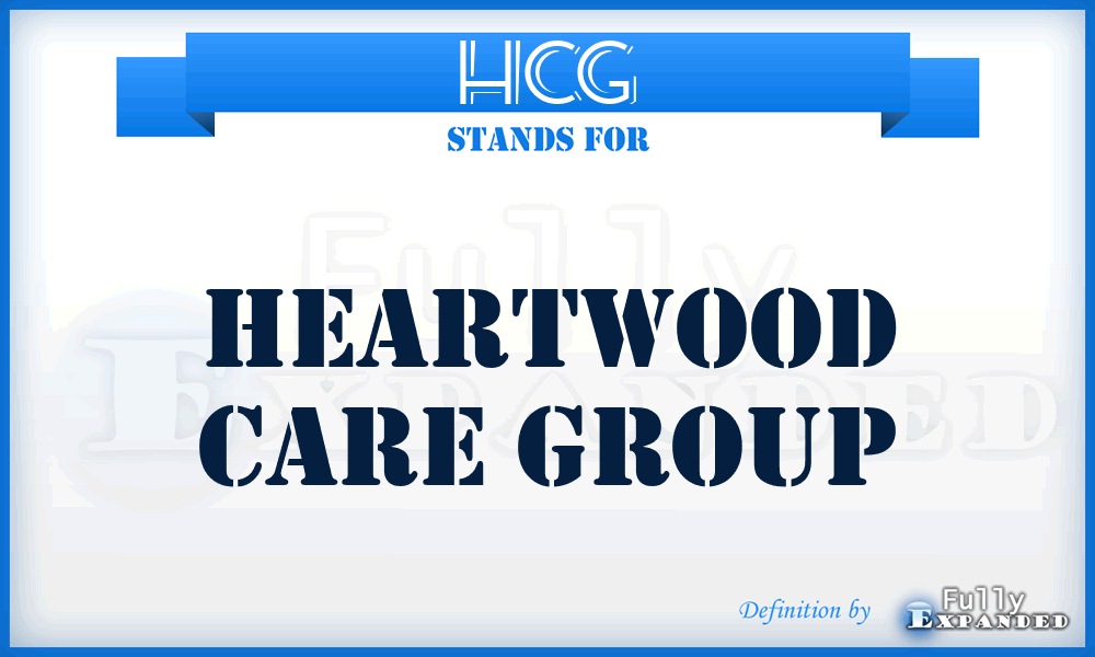 HCG - Heartwood Care Group
