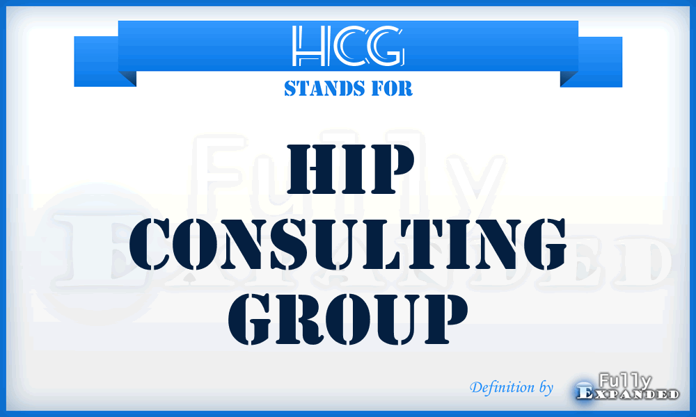 HCG - Hip Consulting Group